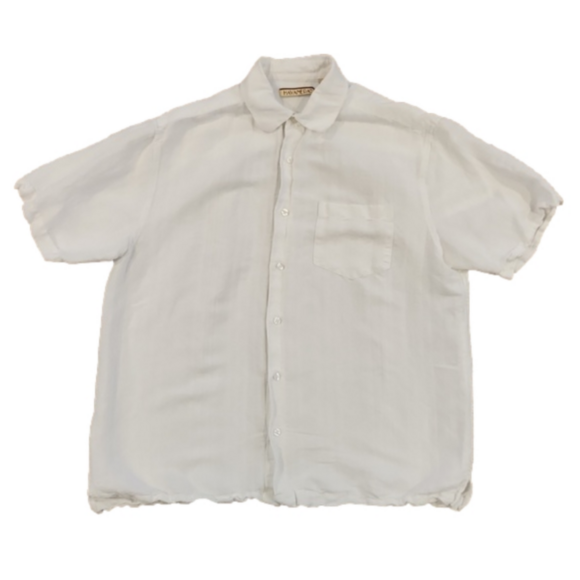 Havanera Co White Striped Button-Up Shirt - Picture 1 of 7